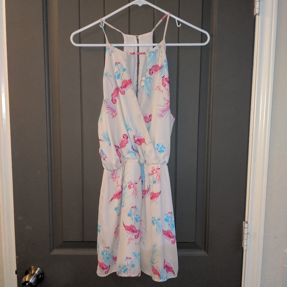 Flaunt Boutique Romper - Flamingos